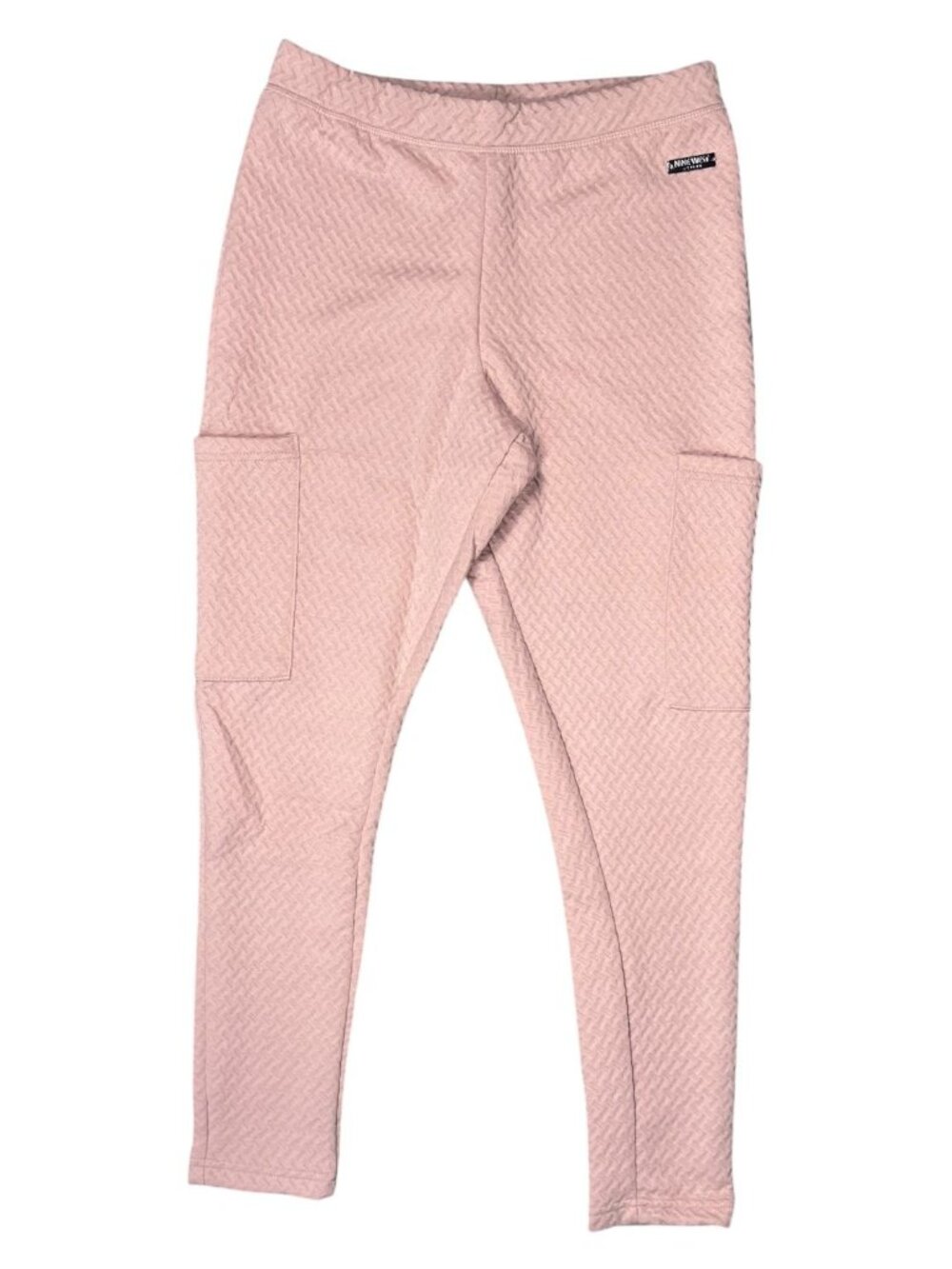 โ Nine West Active Leggings Cargo Pants Beige Knit Loungewear Large